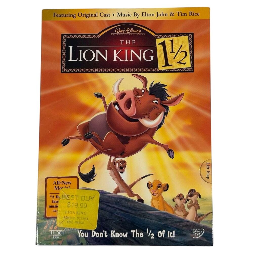 Disney The Lion King 1½ DVD 2-Disc Set 2004 Timon & Pumbaa Movie